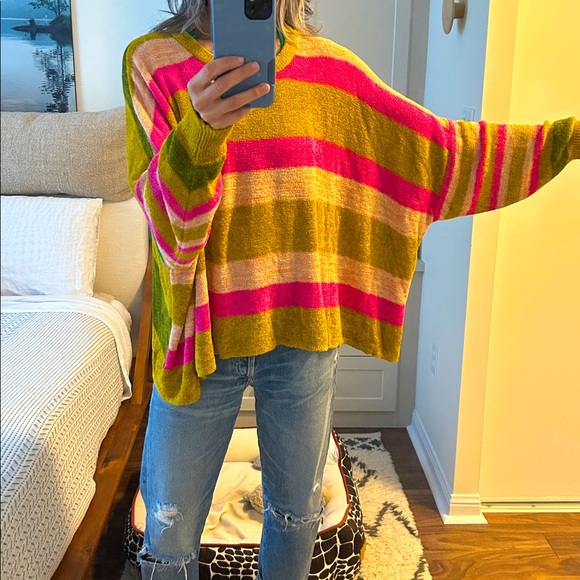 Free People oversized chenille sweater - Picture 4 of 9